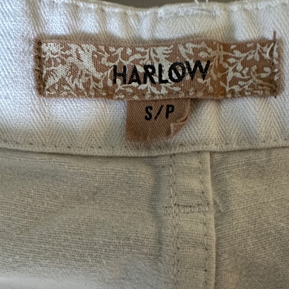Harlow Cream Frayed Hem Jean Shorts - Picture 3 of 6